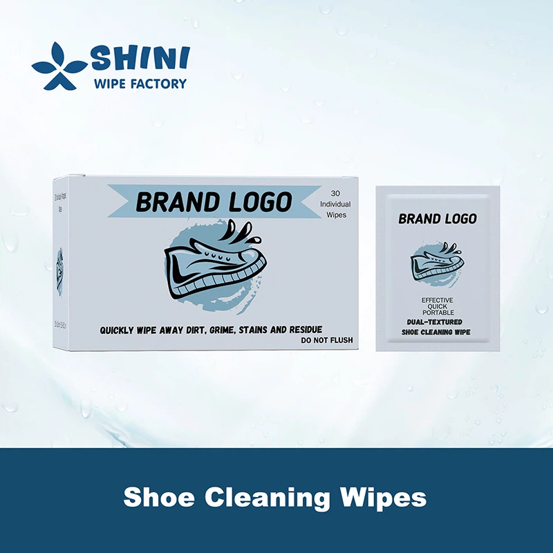 בועט מגבונים לניקוי נעליים